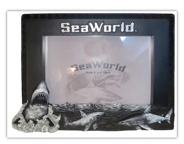 Sea World Black Shark Picture Frame