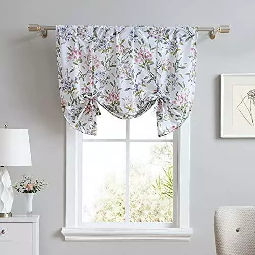 Laura Ashley Home | Valance 100% Cotton, Chic Window Treatment for Home Décor,