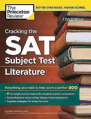 Cracking the SAT Subject Test in Lit- 9780525568971, Princeton Review, paperback