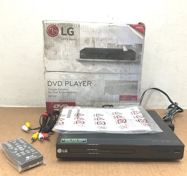 LG DVD Player with USB Direct Recording DP132 ️️ ️️ Open Box! 29.99