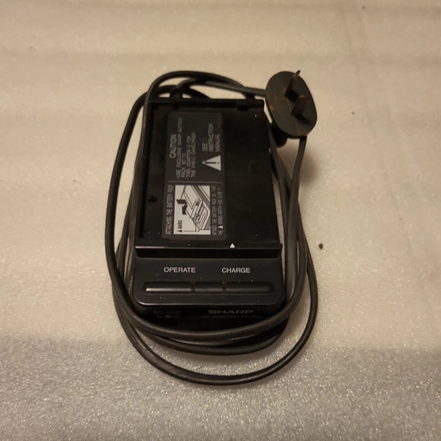 GENUINE SHARP AA75E Video Camcorder Camera Battery Charger Power