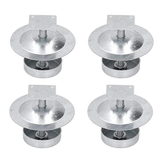1X(4Set Ant Proof Hive Feet Stainless Steel Beehive Base Beekeeping Beehive4697