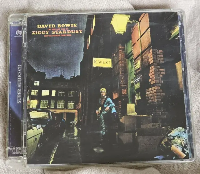 DAVID BOWIE Ziggy Stardust RARE OUT OF PRINT SACD HYBRID 5.1 SURROUND SOUND