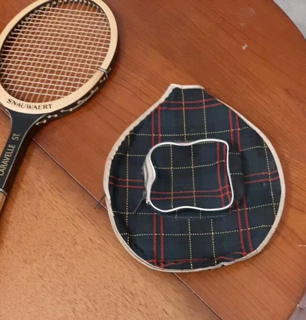 Ancienne Raquette De Tennis En Bois Snauwaert, Vintage, Collection