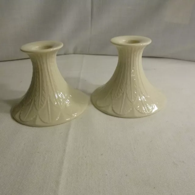 Lenox Candle Holders - (Lot of 2) - Made in United States - EUC