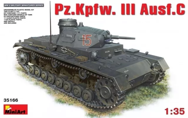 (MIN35166) - Miniart 1:35 - Pz.Kpfw.III Ausf.C