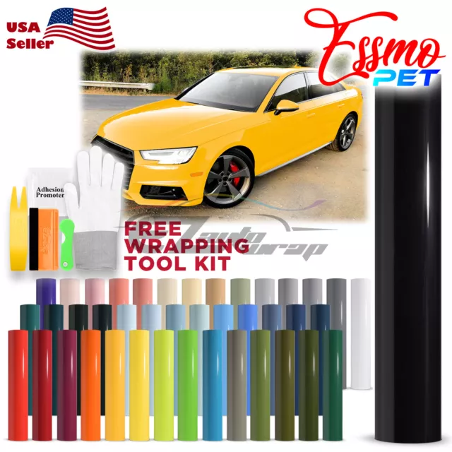 ESSMO PET Super Gloss Car Vehicle Vinyl Wrap Decal Glossy Decal Sticker Film DIY