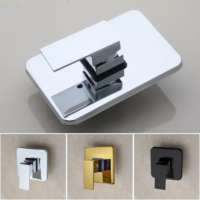 Bathroom Simple Wall Mount Single Handle Brass Shower Faucet Mixer Control Valve