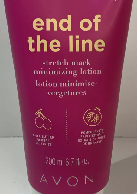 AVON End of the Line Stretch Mark Minimizing Cream - 6.7 oz - Brand New Sealed! 2