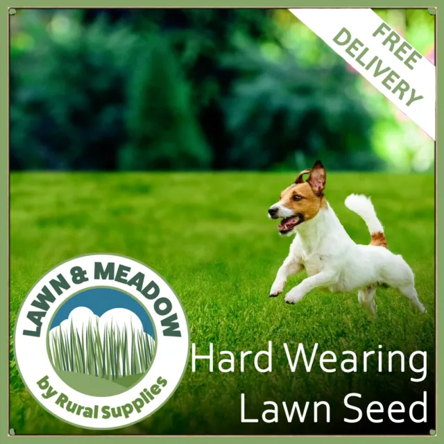 Hard Wearing Grass Seed- MULTI-PURPOSE- PREMIUM QUALITY- Fast Growing