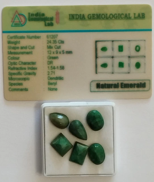 Émeraude Naturelle De Colombie - 11.72 Carats, Certificat GIL, Taille émeraude, Excellente Qualité