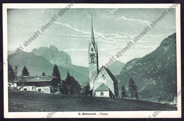 TRENTO VIGO DI FASSA 42 Frazione SAN GIOVANNI Cartolina