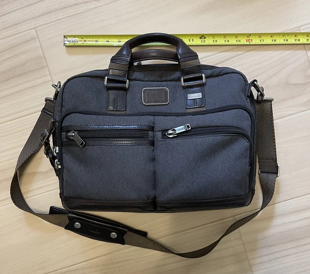 Tumi Alpha Bravo Andersen Slim Commuter Brief Expandable Laptop Bag, Anthracite