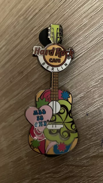 HRC Hard Rock Cafe Berlin Pin Groovy Mantra Guitar Series NEW!!!