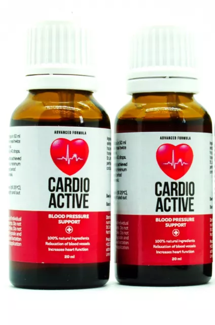 CARDIO ACTIVE set x2 - Gocce di erbe naturali per supporto cardiovascolare!