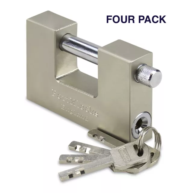 Heavy Duty Steel Container/Shutter Padlock 90Mm (10 Pack) ** Keyed Alike **