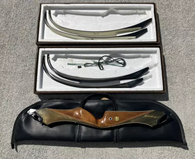 Fred Bear Model 10 Takedown Bow w/Case and 2 Limb Sets~Org. Boxes