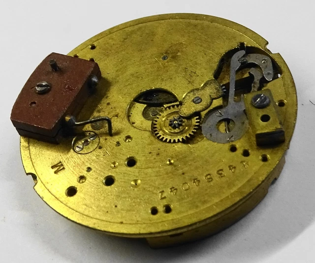 Mouvement Ancien De Montre De Gousset E. Cressier SGDG - Pièce D'horlogerie Vintage Pour Restauration