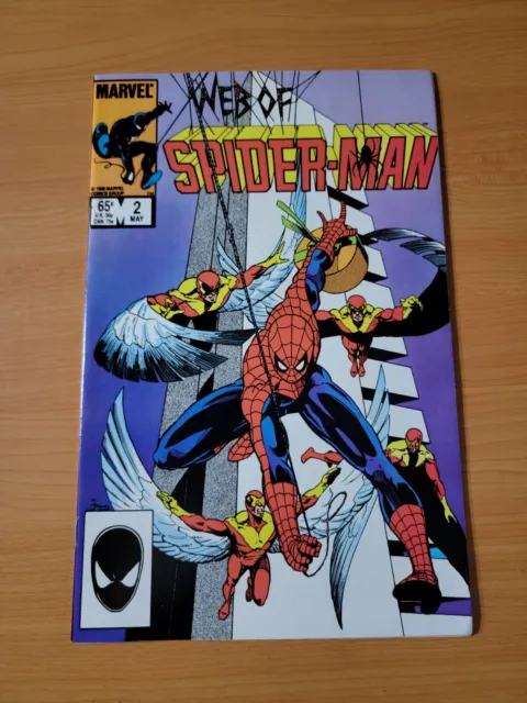 Web of Spider-Man #2 Direct Market Edition ~ NEAR MINT NM ~ 1985 Marvel Comics