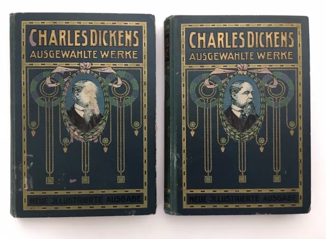 Charles Dickens - Ausgewählte Werke - Neue illustrierte Ausgabe in zwei Bänden