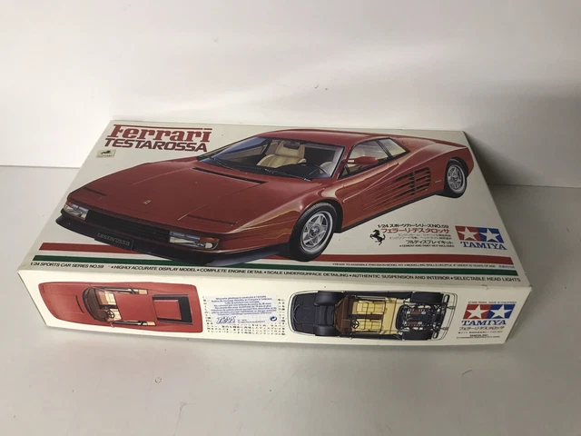 Maquette voiture auto Tamiya Ferrari vintage comme neuf Testarossa