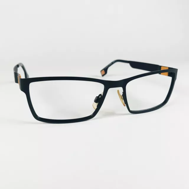 BOSS ORANGE Brille MATT SCHWARZ RECHTECKIG Brillengestell MOD: BO 0001