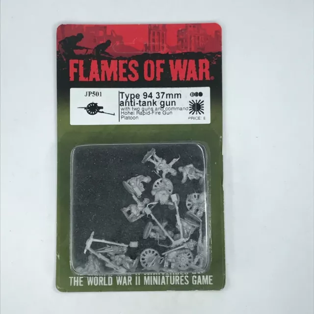 Metal Japanese Type 94 37mm Anti-Tank Guns Blister WW2 - Flames of War C2151