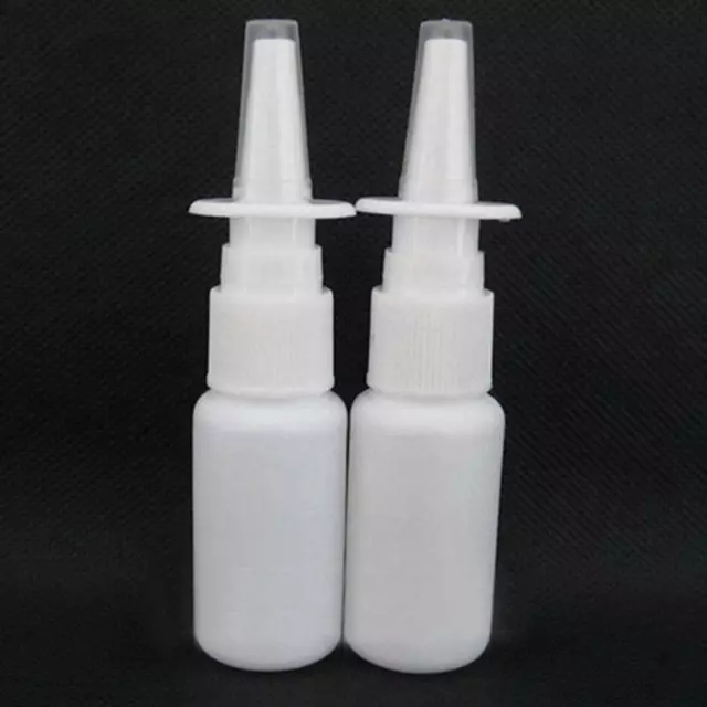 10ml Plastic Pump Bottles Empty Refillable Travel Atomiser NEW Spray K4Q9