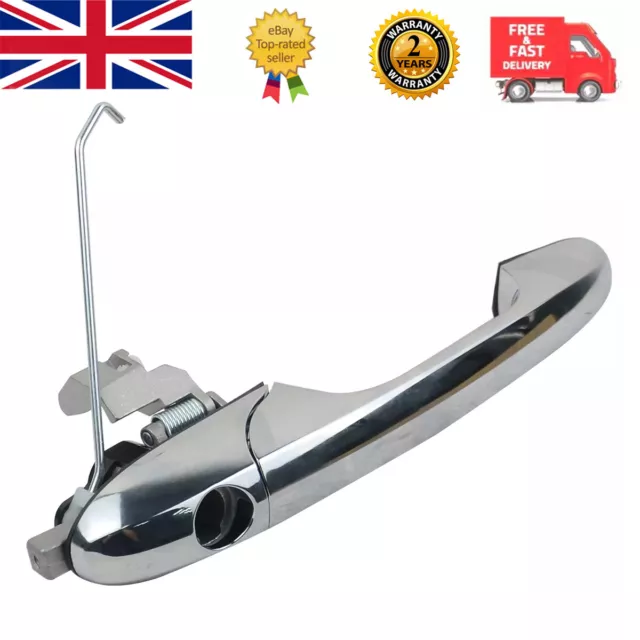 For Fiat 500 & 500C Outer Chrome Door Handle Right Side Driver Side 735592012