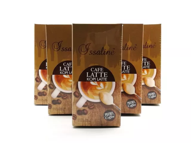 6 X Boxes Issaline Gourmet Cafe Latte 100% Ganoderma Lucidum Extract Coffee 2