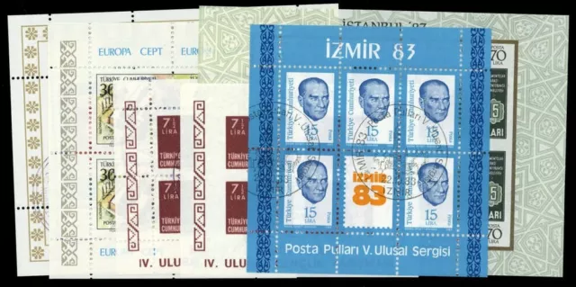 1981, Türkei, Bl. 20 u.a., gest. - 1746124