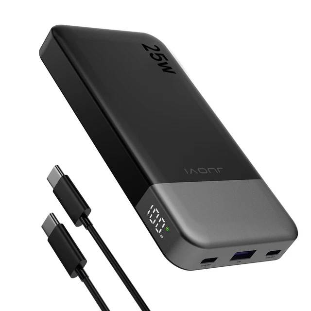 Batterie externe 50000mah PD 22.5w Charge rapide Lampe de poche LED Sortie USB-C