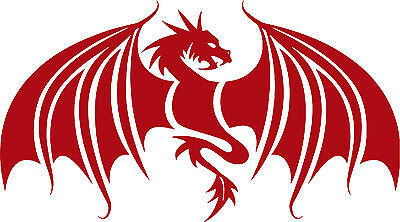 Dragon Wings Mythical Creature Car Truck Window Laptop Vinyl Decal Sticker