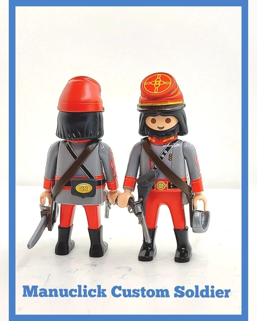 2 Pistolets Colt 1851 Playmobil - Custom 3D, Résine, Guerre Civile Américaine | Figurines, Accessoires