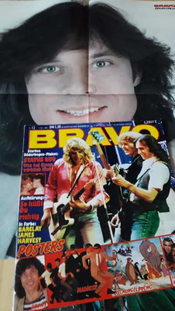 BRAVO Nr.11 vom 6.3.1980 mit Riesenposter Status quo, Jürgen Drews, Madness....