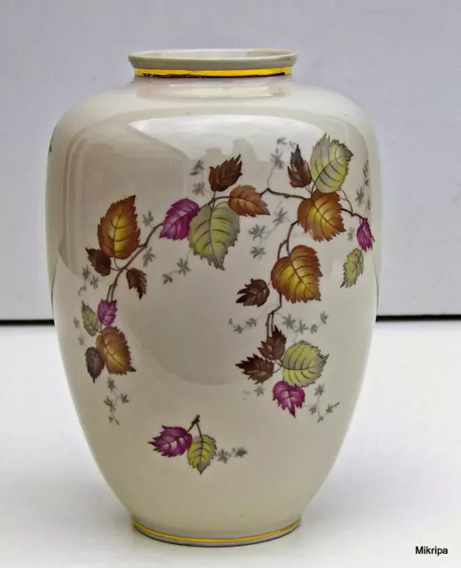 Porzellan Vase Jacob Hertel Bavaria,20 cm Hoch,50er Jahre