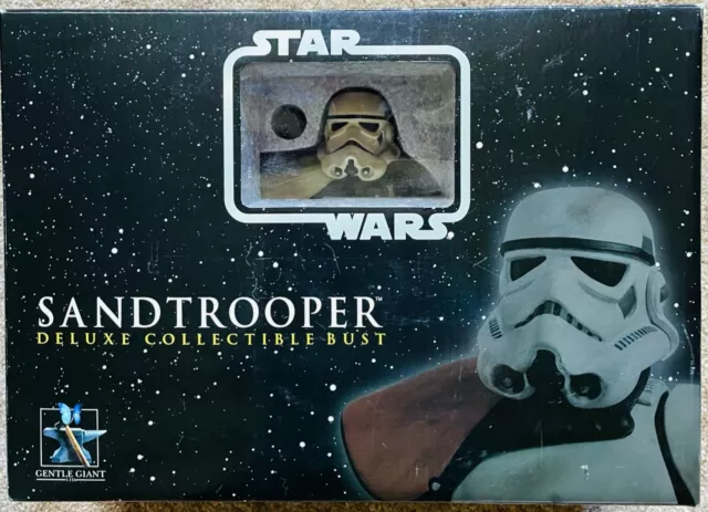 Gentle Giant Star Wars Sandtrooper Deluxe Collectible Bust  Numbered /w COA