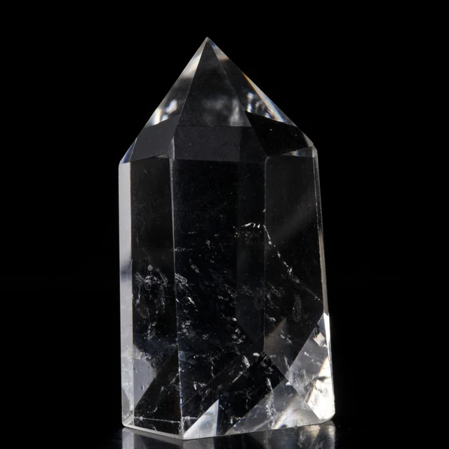 51g52mm Natural Clear Quartz Crystal Point Tower Obelisk Wand Healing Chakra
