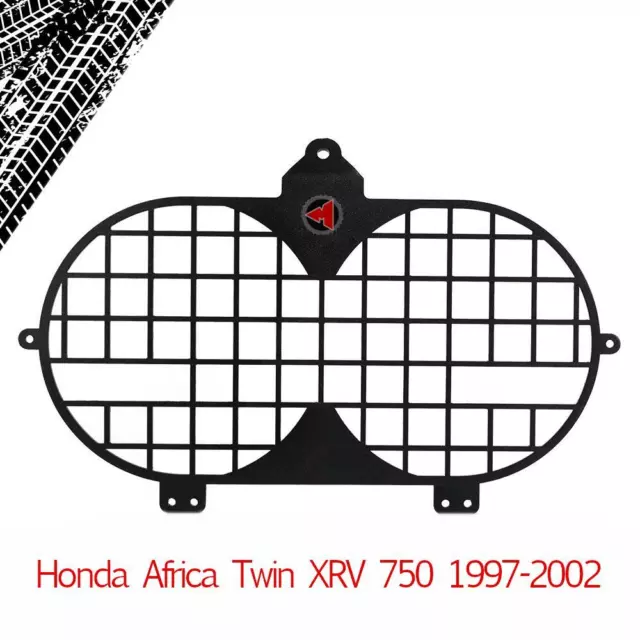 Protection Grille Feux Aluminium pour XRV 750 Africa Twin 1997 1998 1999