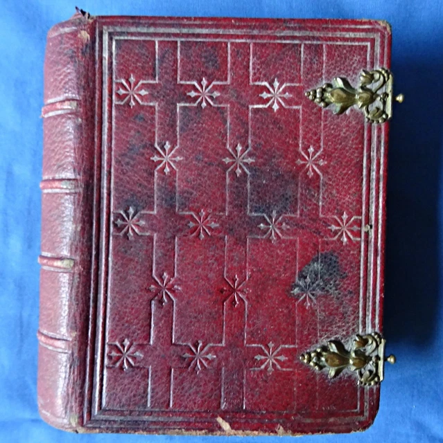 ANTIQUE PHOTO ALBUM, for photo cards, cdv, 19th century, empty REF195 £ ...