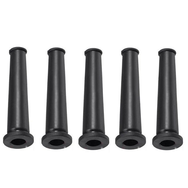Wire Boot 10/12mm 5pcs Anti Bending Black For Aviation Plug For Power Tool