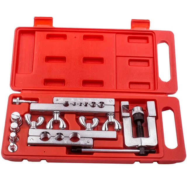 Flare Crimp Tool Kit Air Conditioning Copper Refrigeration Tubes 1/8-3/4