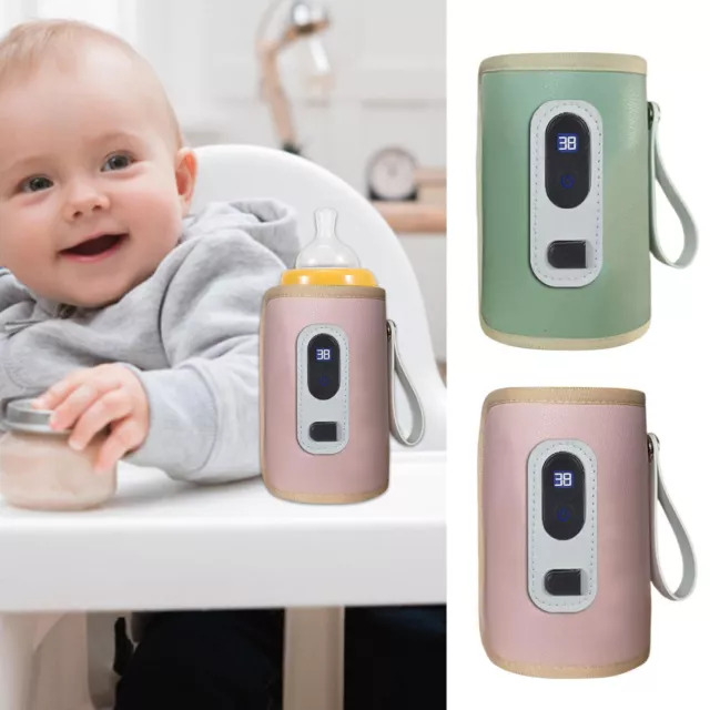 USB Baby Bottle Warmer Portable Car Travel Heating Milk Bottle Warmer Universal~