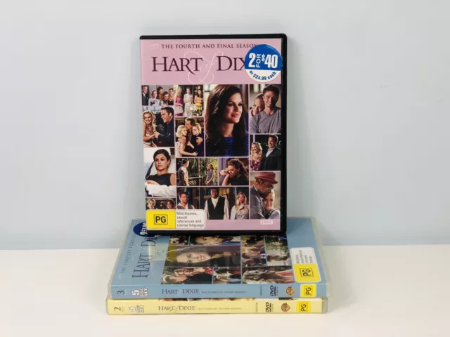 Hart Of Dixie Complete Seasons 2, 3 & 4 Region 4 DVD Set PreOwned VGC
