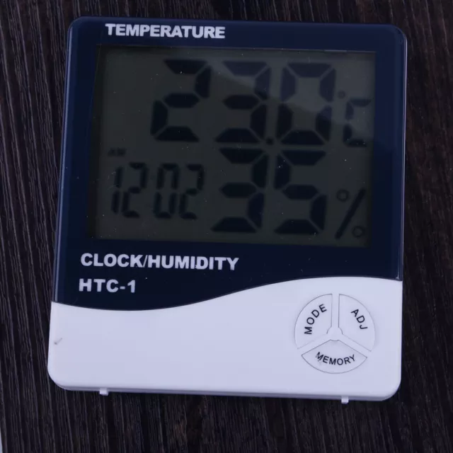 Multifunction Digital LCD Temperature Humidity Hygrometer Thermometer Clock