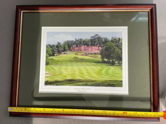 St George’s Hill Golf Club Surrey Framed Picture