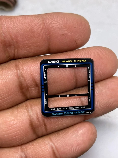 RELOJ DIGITAL VINTAGE Casio 188 AE 9W doble tiempo vidrio de