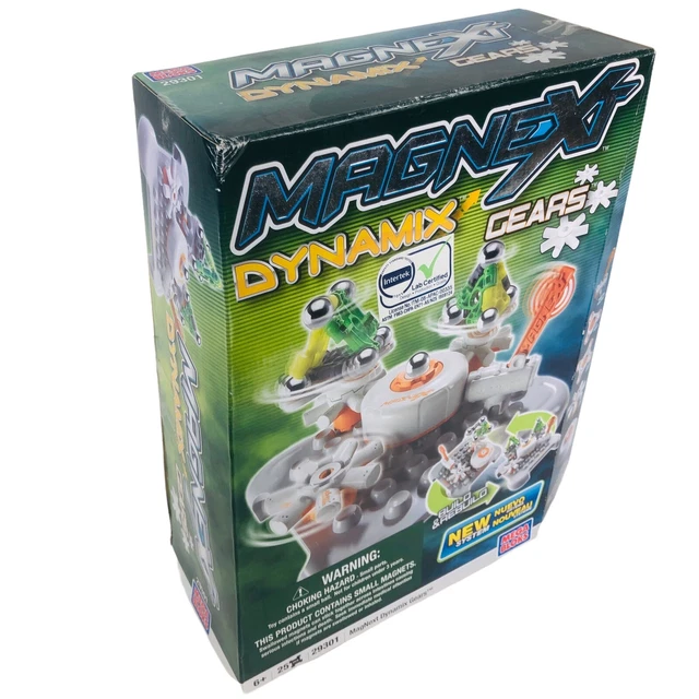 Mega Bloks Magnext Dynamix Gears And Electronix 29301 Intertek Building Toy