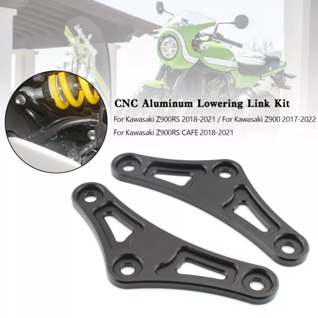 collegamento abbassamento alluminio CNC 30mm per Kawasaki Z900RS CAFE 17-22 Y1