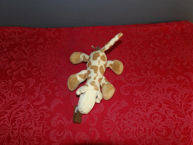 7" Nuby Plush GIRAFFE Pacifer Holder Soother